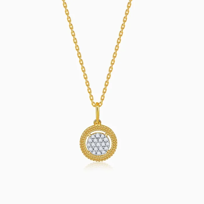 Gold Cirquela Lab Grown Diamond Pendant