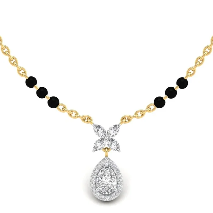 Gold Radhika Diamond Mangalsutra