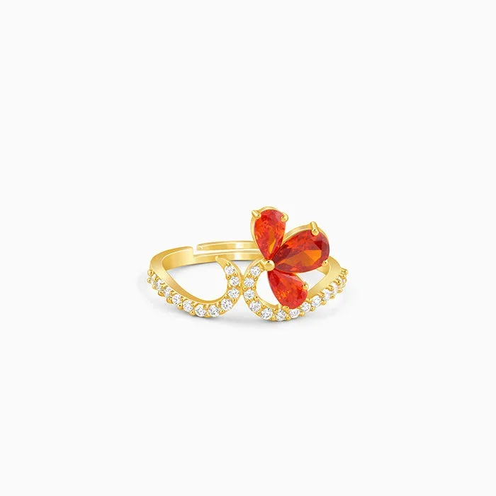 Golden Aurora Ring