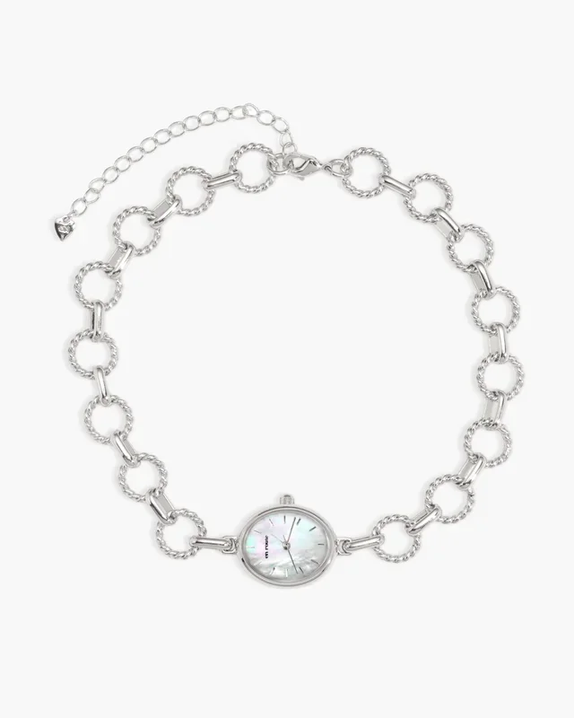 Goldene-Stunde-Choker in Silber