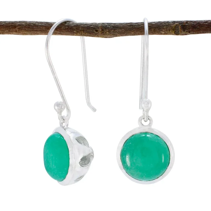 Green Onyx Turkish Bella multiple Dangle Green 92.5 Silver Earring