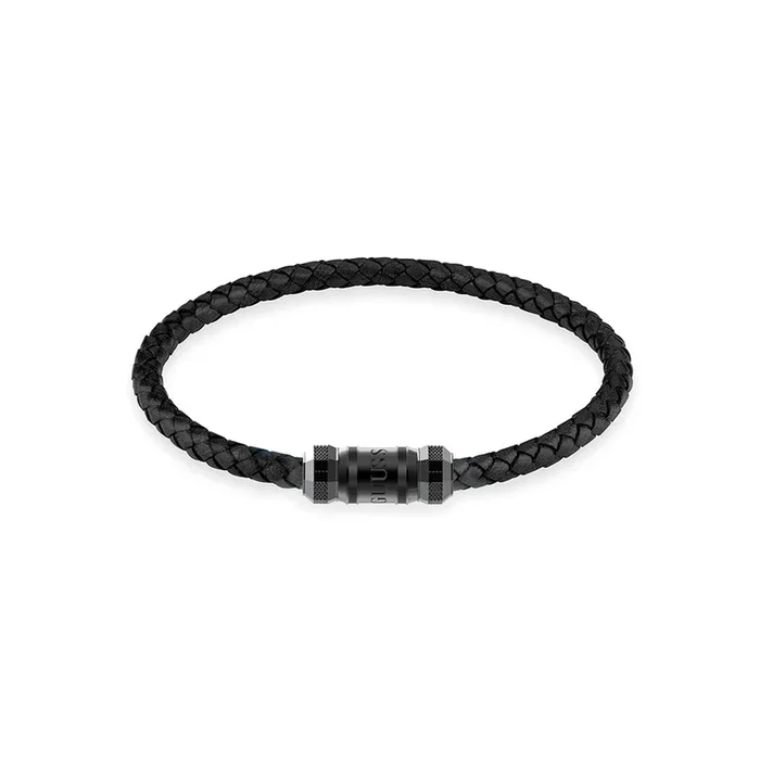 Guess Exagon Leather Bracelet