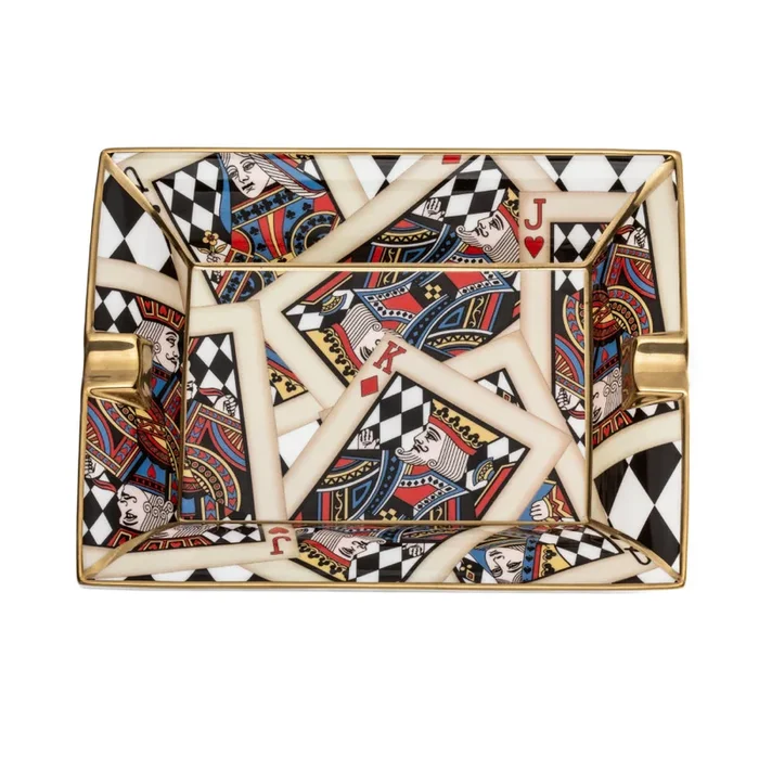 Halcyon Days Let’s Play Cards Ashtray