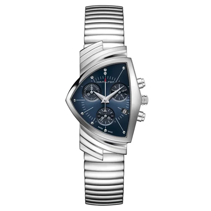 Hamilton Ventura Blue Chrono quartz 32,3 mm Watch H24432141 – Lepage