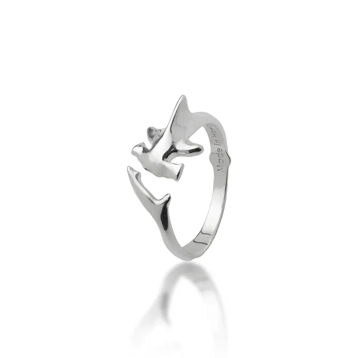 Hammerhead Shark Ring in Sterling Silver