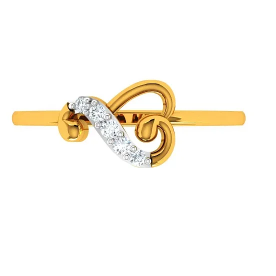 Heart Frame Collector’s Choice Dazzling 22KT Gold Wedding Ring