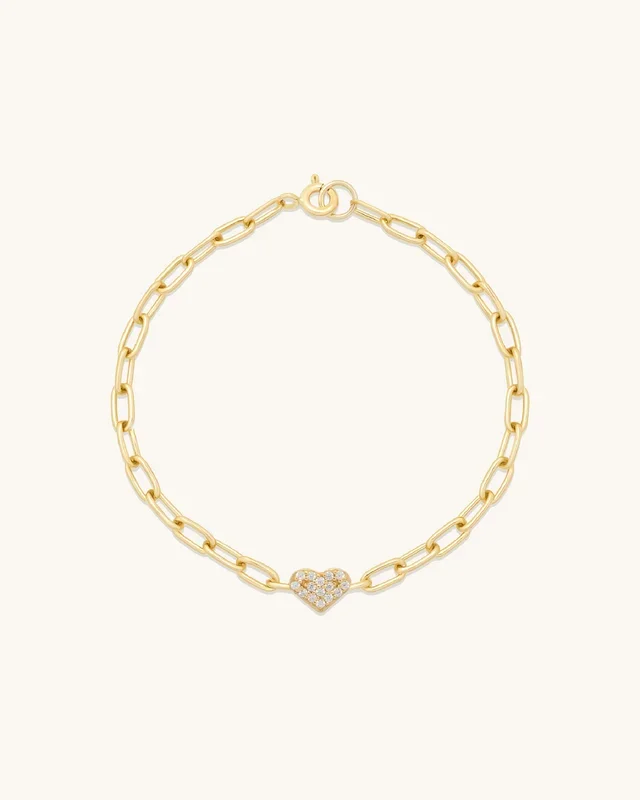 Heart Pavé Bracelet