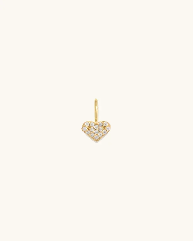 Heart Pavé Pendant