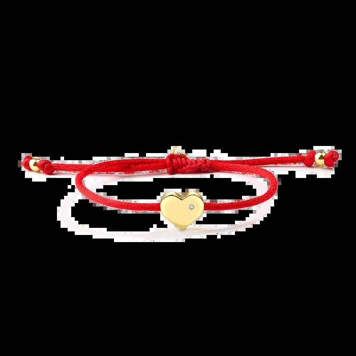 Heart String Adjustable Bracelet