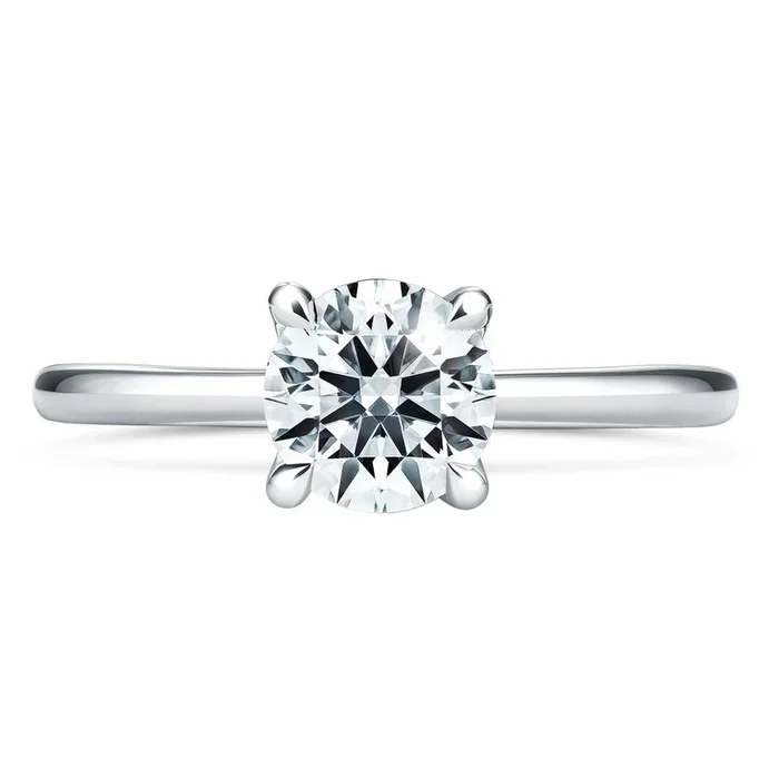 Hearts on Fire Vela Solitaire Engagement Ring UU2637 : 0.30 : 7.00 : PLAT : G/SI1