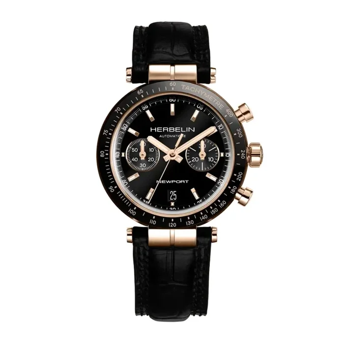 Herbelin Newport Héritage Chronograph Bicompax 256ACN24 – Lepage