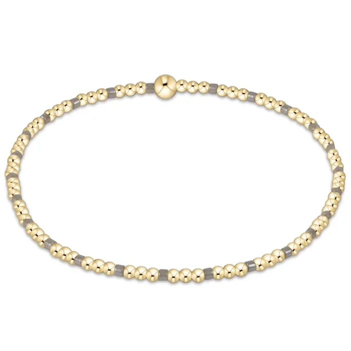 Hope Sincerity Pattern 2mm Bead Bracelet – Milkshake