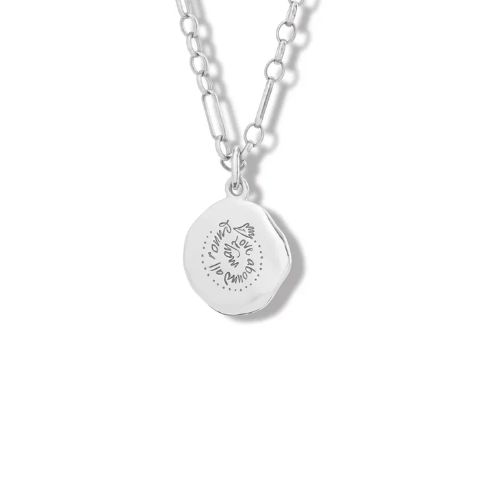 Horatio’s Garden May Love Abound Quote Pendant Silver