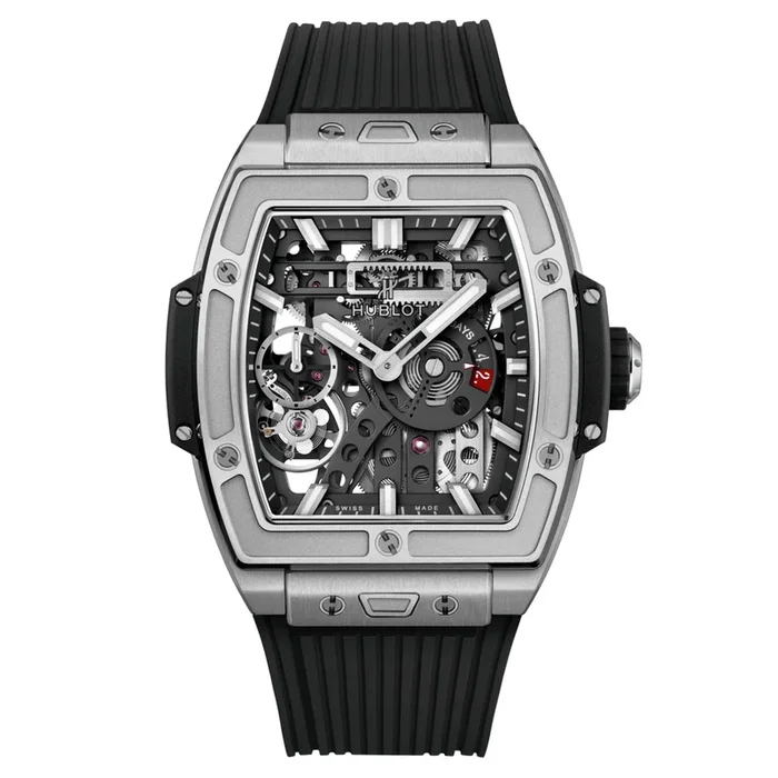 Hublot Spirit of Big Bang Meca-10 Titanium watch black bracelet 45 mm