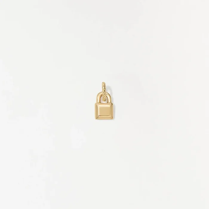 Initial Padlock Charm
