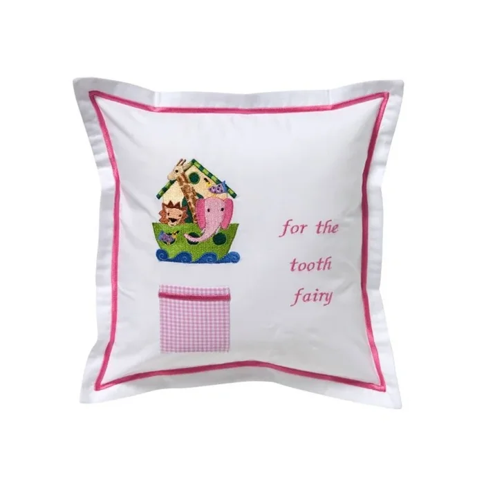 Jacaranda Living Pink Noah’s Ark Tooth Fairy Pillow *SALE*