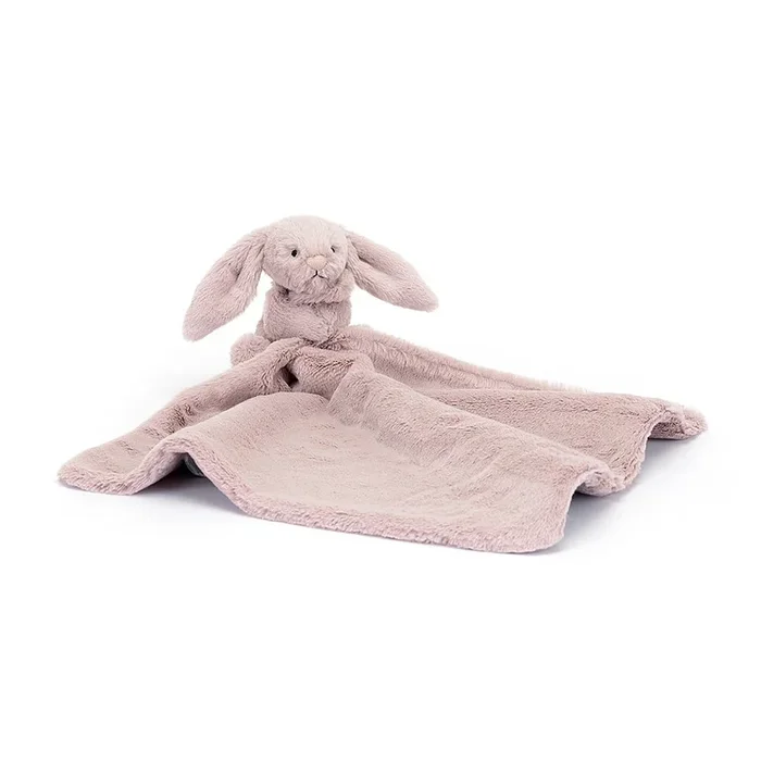 Jellycat Bashful Luxe Bunny Rosa Soother – Packaged (NEW & RECYCLED FIBERS)