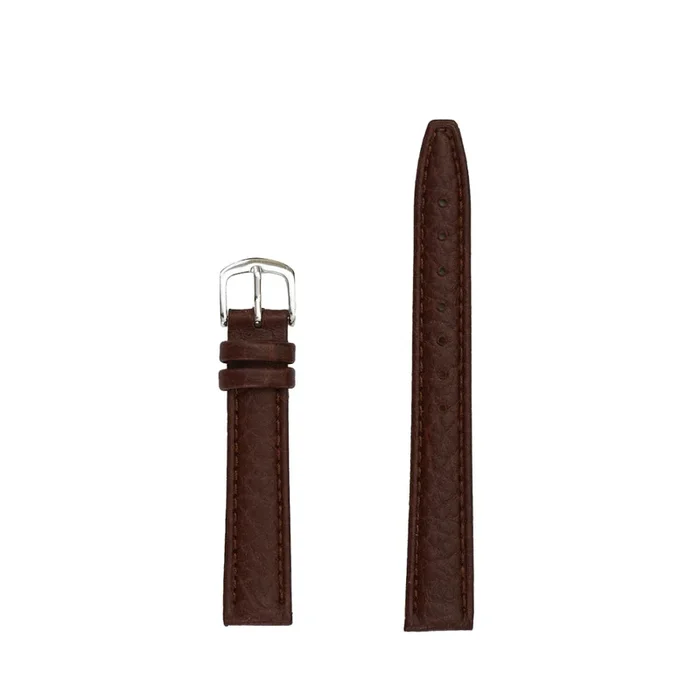 Ladies Genuine Shrunken Grain Leather Watch Band – Brown