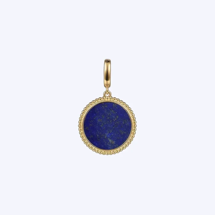 Lapis Medallion Pendant