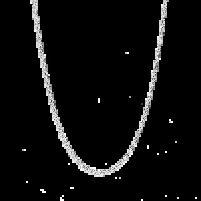 Large Oval Link Necklace – Sterling Silver