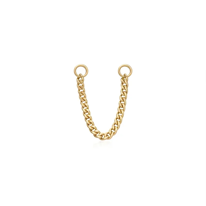 LAURYN | Bold Curb Chain Earring Charm