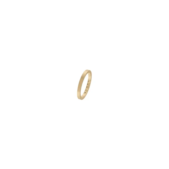 Le Gramme Ruban wedding ring La 3g yellow gold Smooth Brushed – Lepage