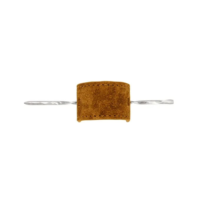 Leather Pony Cover in Chestnut – Silver Stick