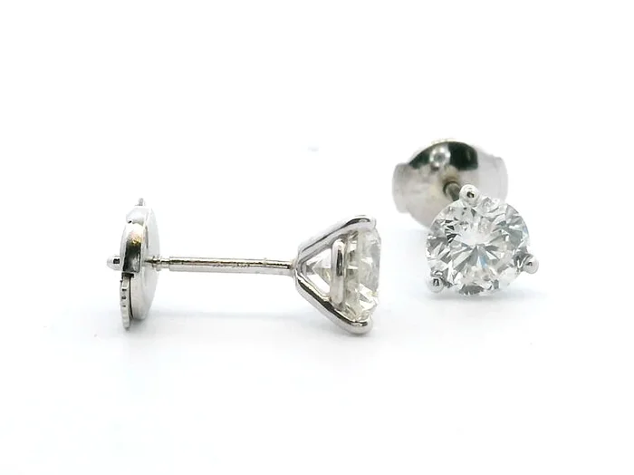 LEWIS COLLECTIONS 1.32ct TW Diamond Stud Earrings