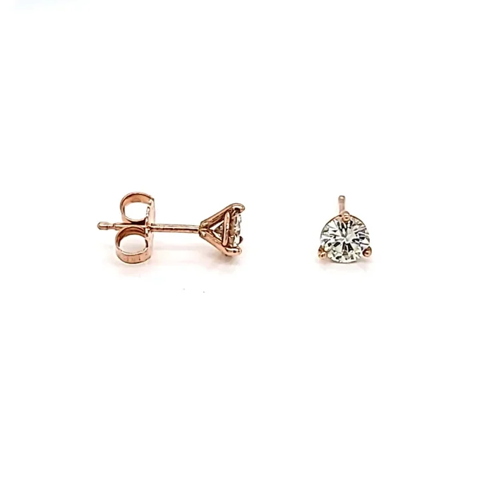 LEWIS COLLECTIONS 3/4ct TW Diamond Stud Earrings in 14k RG