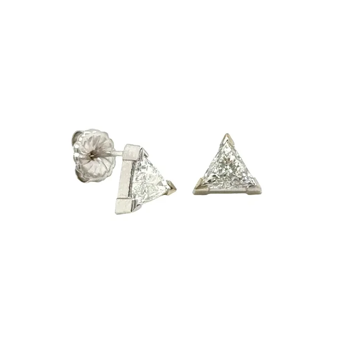 LEWIS COLLECTIONS Diamond Stud Earrings in 14k WG