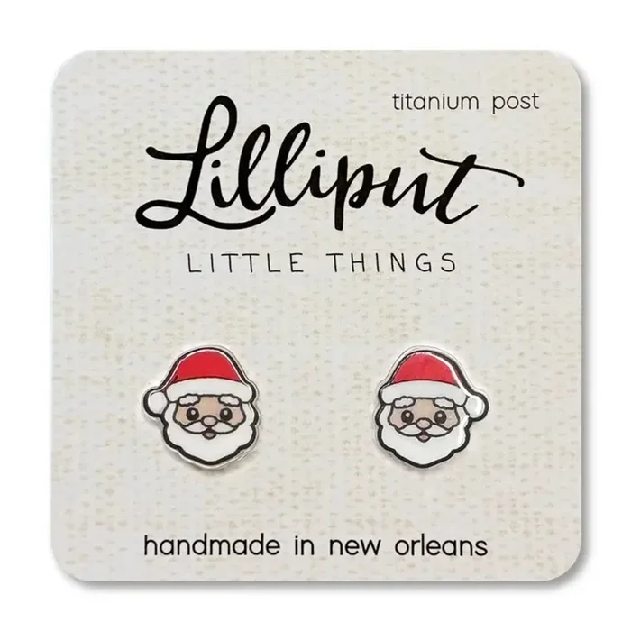 Lilliput Little Things Santa Claus Earrings