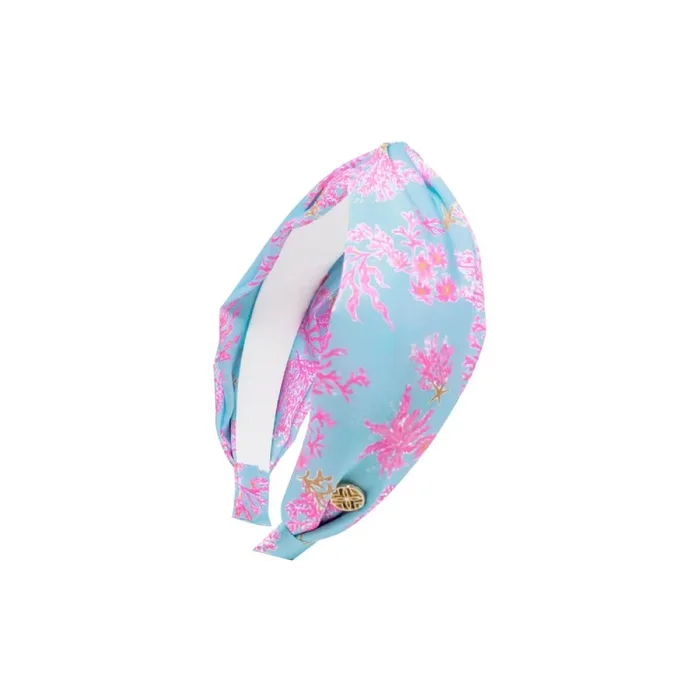 Lilly Pulitzer Twist Knot Headband – Royal Coral