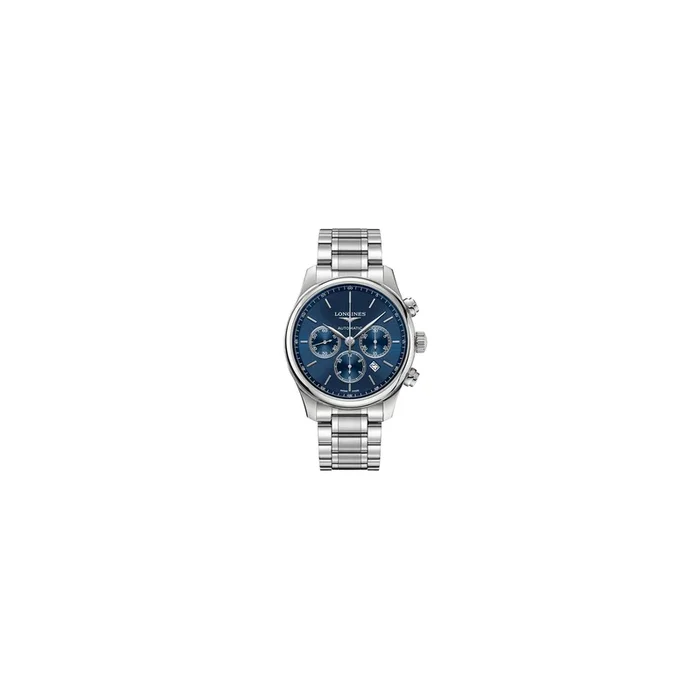 Longines Master Collection auto watch blue dial steel bracelet 44 mm