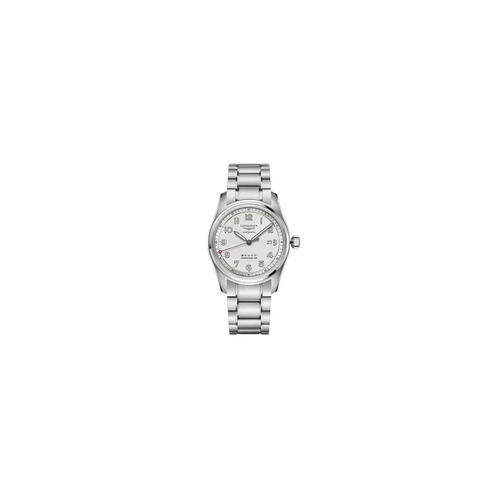 Longines Spirit automatic watch silver dial and 42 mm steel bracelet