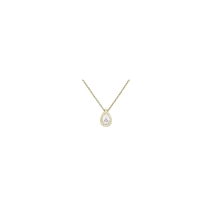 Marceau necklace in yellow gold and pear cut diamonds | LEPAGE