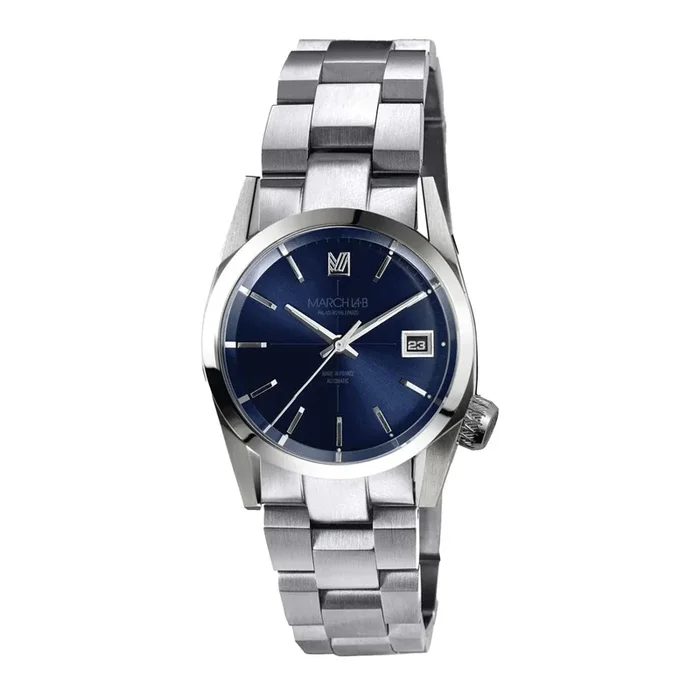 March LA.B AM69 Automatic Navy steel bracelet – Lepage