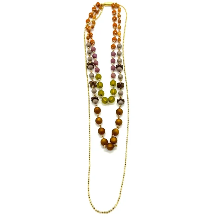 Marigold Meadow Trifecta Necklace