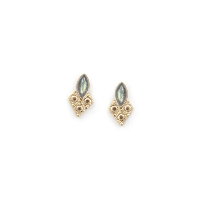 Marquise stud earrings – Tzia