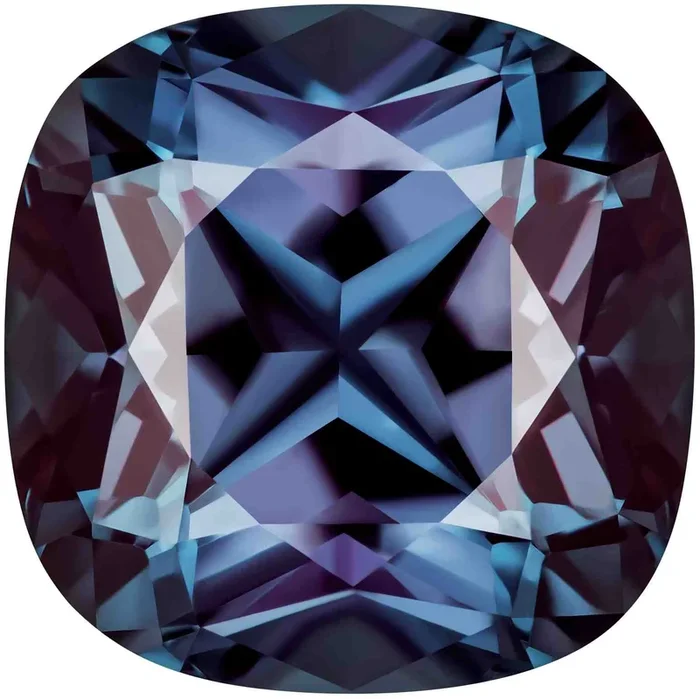 MD Fixed Cushion Cut Pendant 2.2ct (7mm) – Alexandrite