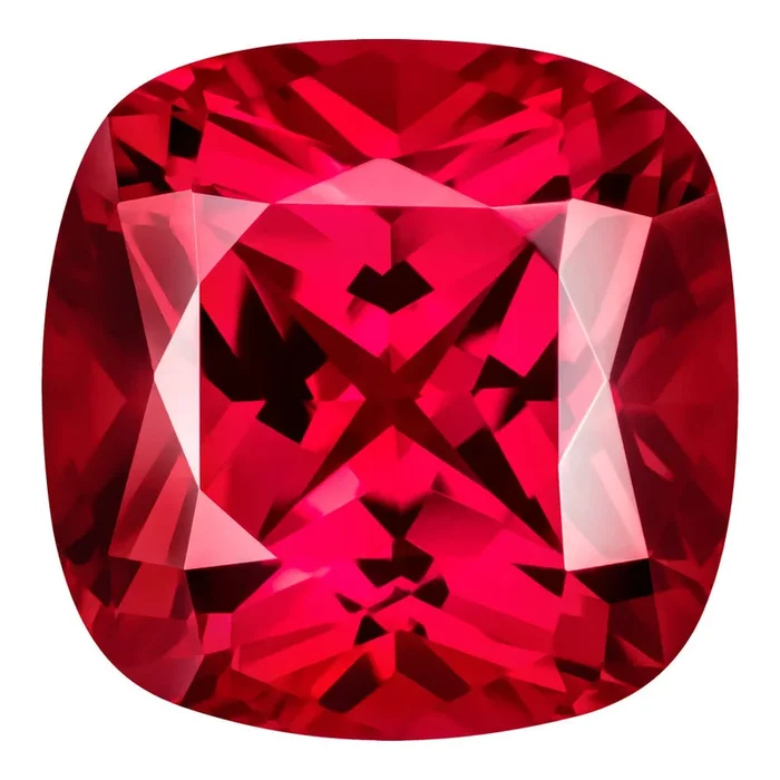 MD Fixed Cushion Cut Pendant 2.4ct (7mm) – Ruby
