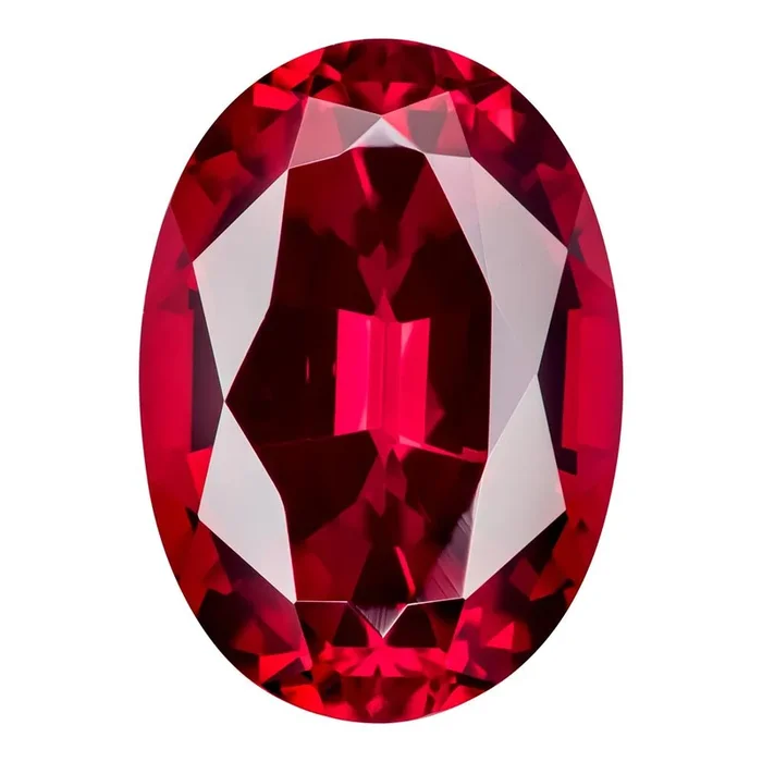 MD Fixed Oval Cut Pendant 0.6ct (6x4mm) – Ruby