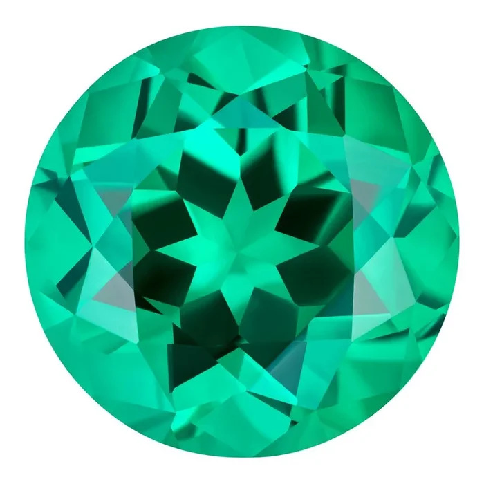 MD Fixed Round Cut Pendant 0.58ct (5.5mm) – Emerald