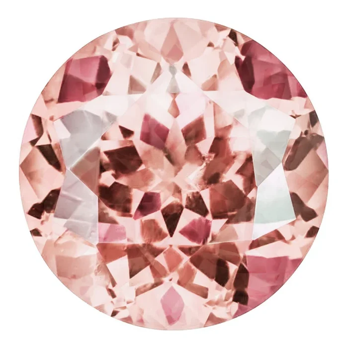 MD Fixed Round Cut Pendant 1.61ct (6.5mm) – Champagne Sapphire