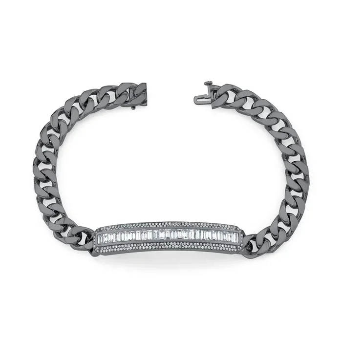 MEN’S MIXED DIAMOND LINK BRACELET