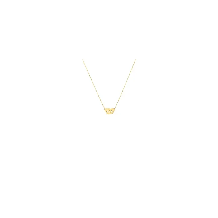 Menottes dinh van R8 necklace in yellow gold 601201 – Lepage