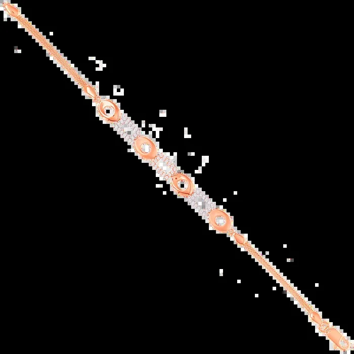Mesmerizing Bracelet With CZ in 18K Rose Gold