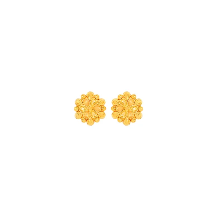 Mesmerizing Earrings in 22K Gold