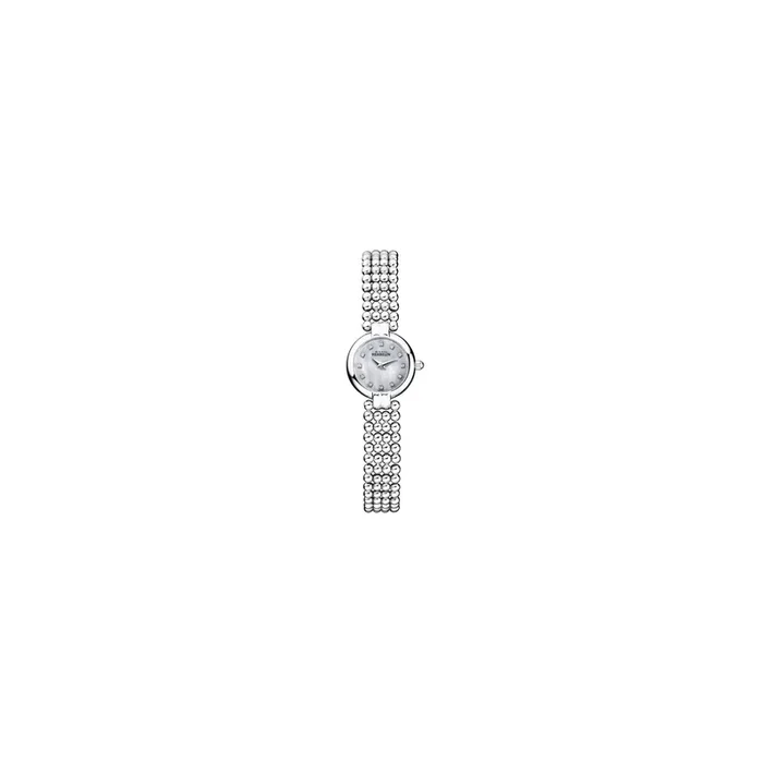Michel Herbelin Perles quartz watch mother-of-pearl steel bracelet 21 mm