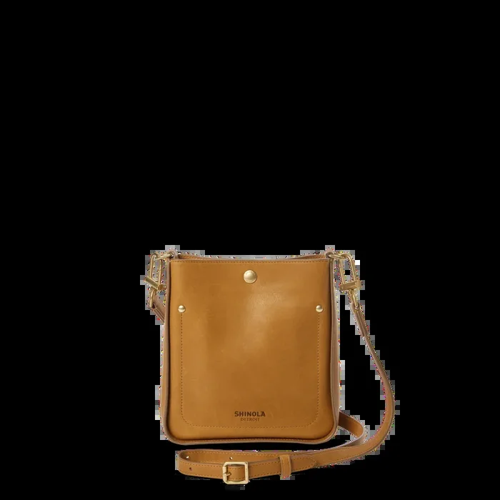 Mini Pocket Crossbody Bag – Tan