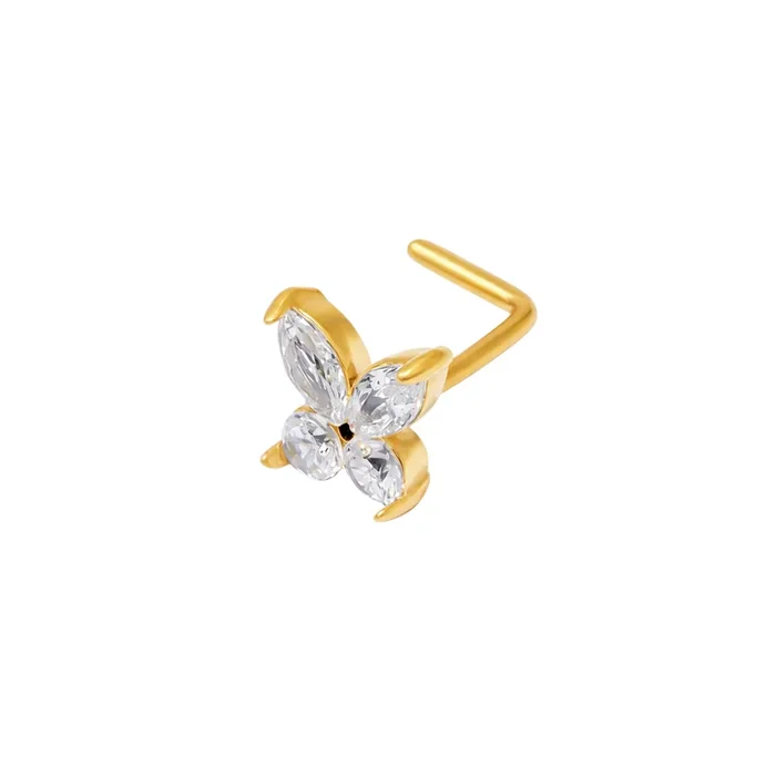 Monarch Butterfly Nose Stud